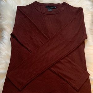 Club Monaco sweater| rusty red.
